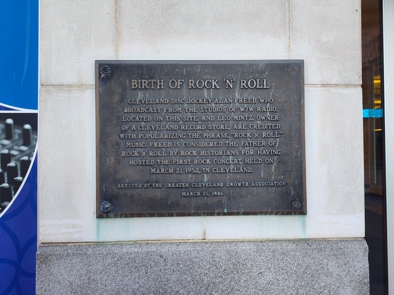 Birth of Rock 'N' Roll Marker. Click for full size. Birth of Rock 'N' Roll Marker image. Click for full size.