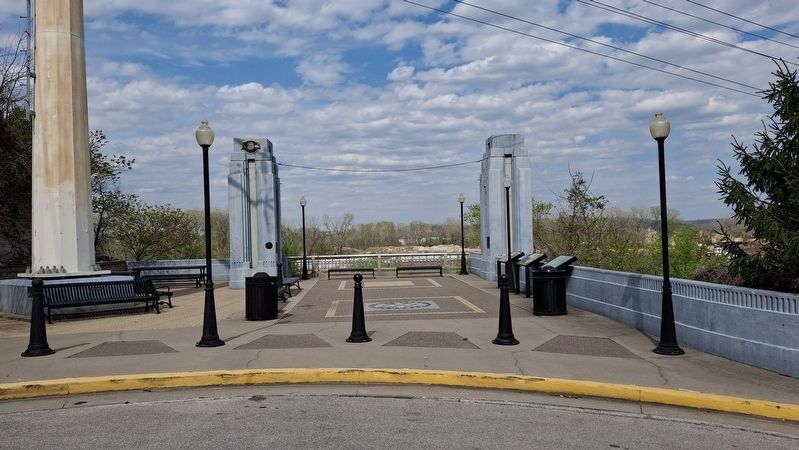 The Bolivar Street Bridge Remains. Click for full size. The Bolivar Street Bridge Remains image. Click for full size.