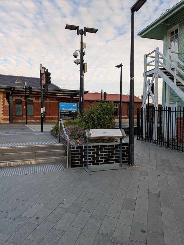 The Marker at the front of the Station. Click for full size. The Marker at the front of the Station image. Click for full size.