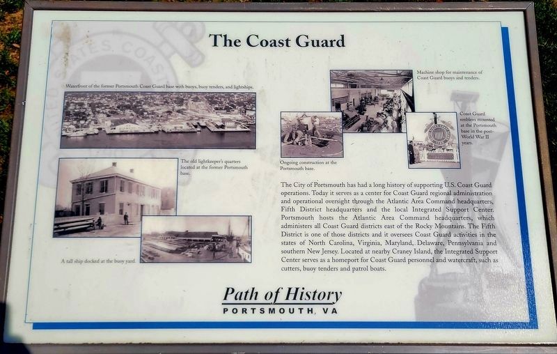 The Coast Guard Marker. Click for full size. The Coast Guard Marker image. Click for full size.