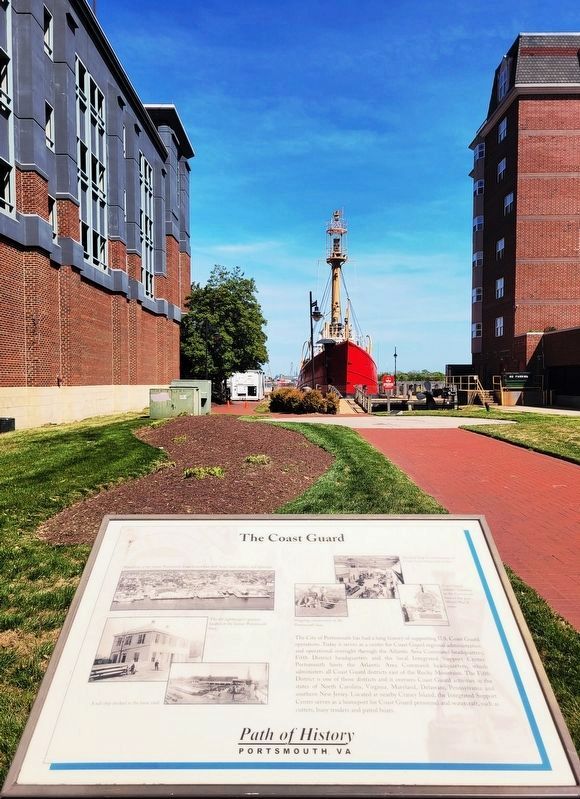 The Coast Guard Marker. Click for full size. The Coast Guard Marker image. Click for full size.