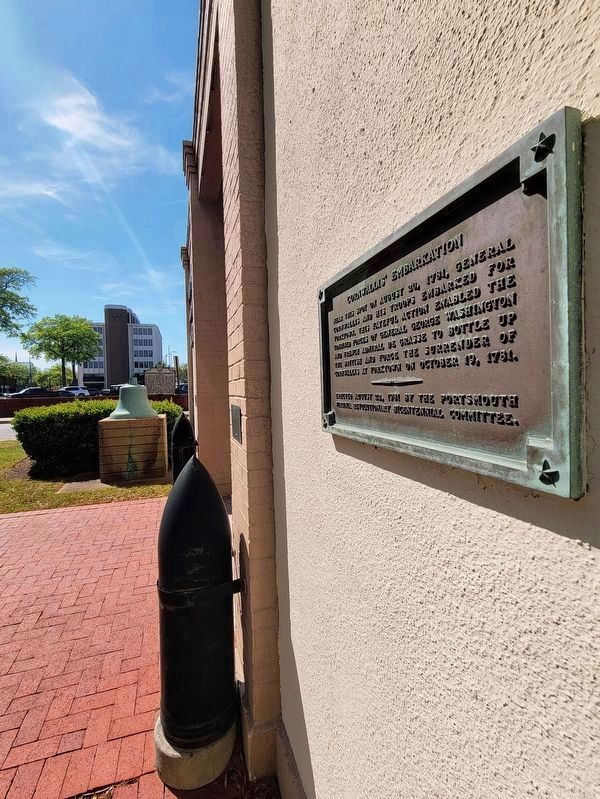 Cornwallis' Embarkation Marker image. Click for full size.