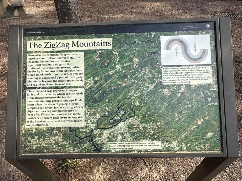 The Zig Zag Mountains Marker. Click for full size. The Zig Zag Mountains Marker image. Click for full size.