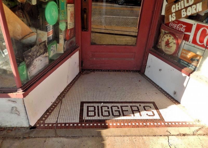 Biggers Mercantile Terrazzo Tile Entryway image. Click for full size.