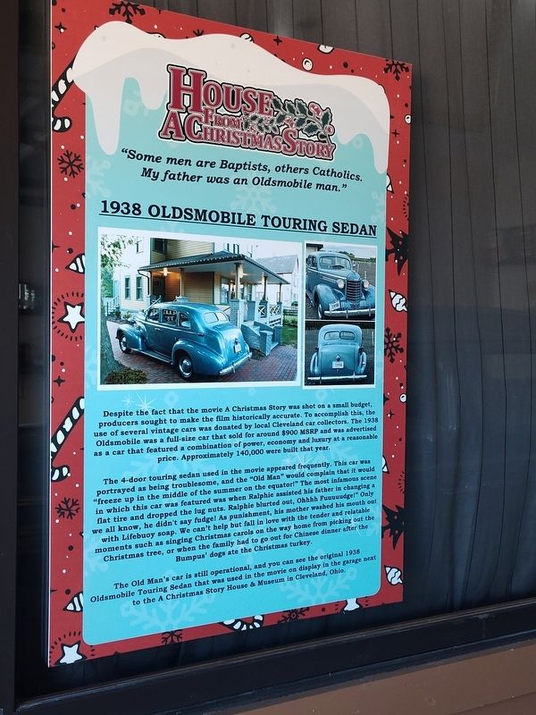 1938 Oldsmobile Touring Sedan Marker. Click for full size. 1938 Oldsmobile Touring Sedan Marker image. Click for full size.