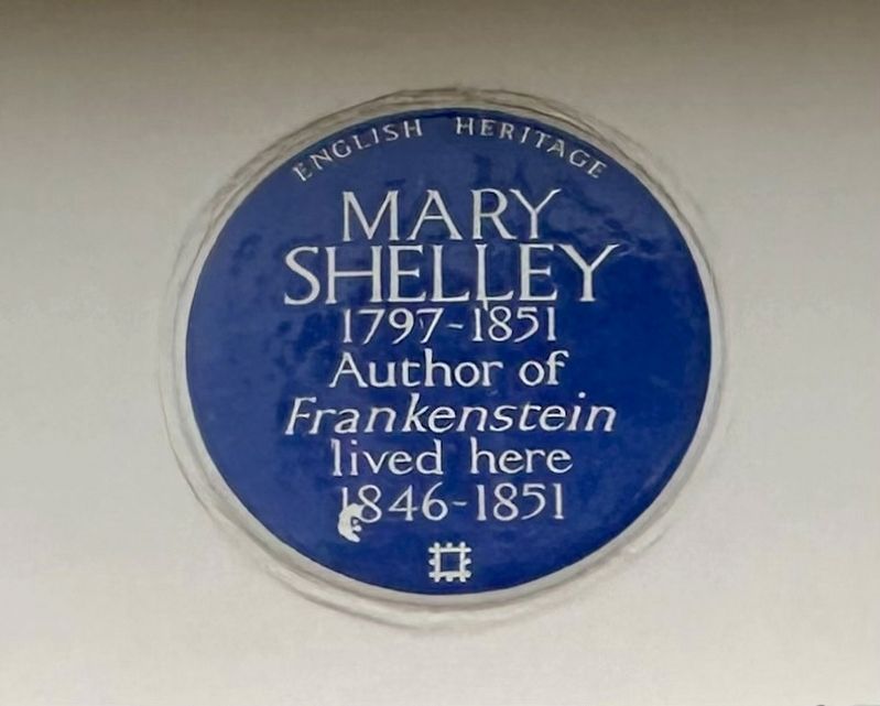 Mary Shelley Marker. Click for full size. Mary Shelley Marker image. Click for full size.