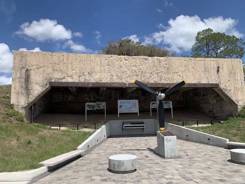 Brooksville Army Airfield Gunnery Backstop. Click for full size. Brooksville Army Airfield Gunnery Backstop image. Click for full size.