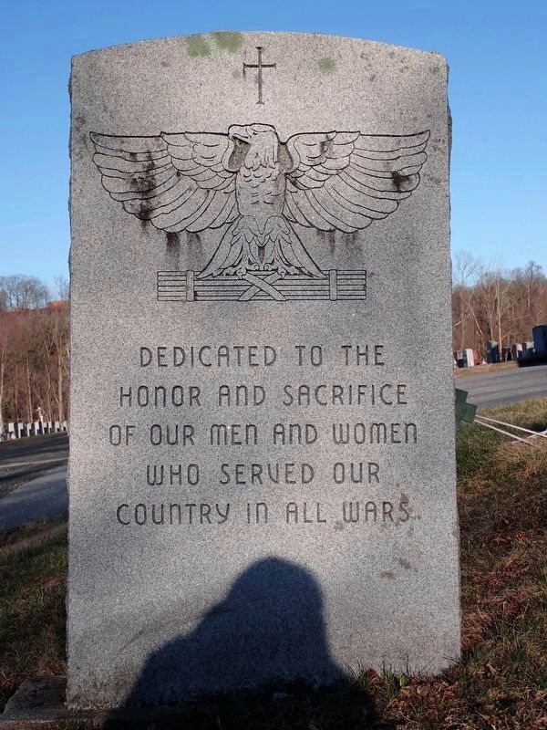 St. Joseph's Cemetery Veterans Memorial image. Click for full size.