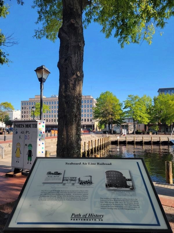 Seaboard Air Line Railroad Marker. Click for full size. Seaboard Air Line Railroad Marker image. Click for full size.