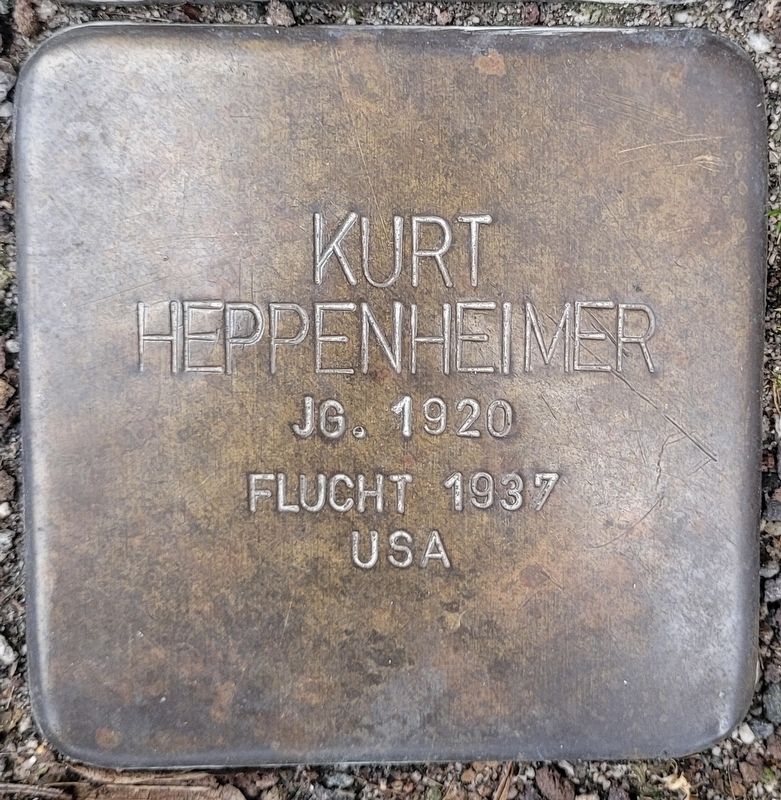 Kurt Heppenheimer Marker. Click for full size. Kurt Heppenheimer Marker image. Click for full size.