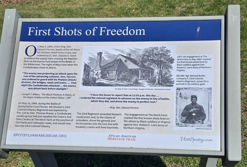 First Shots of Freedom Marker image. Click for full size.