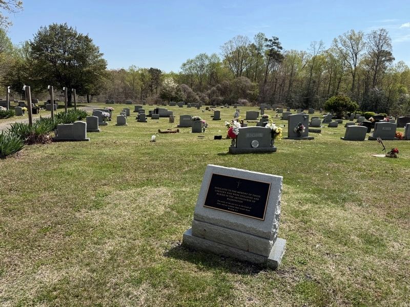 Archdiocese of Washington Slavery Acknowledgement Marker. Click for full size. Archdiocese of Washington Slavery Acknowledgement Marker image. Click for full size.