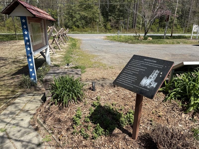 Granite Stone Marker image. Click for full size.