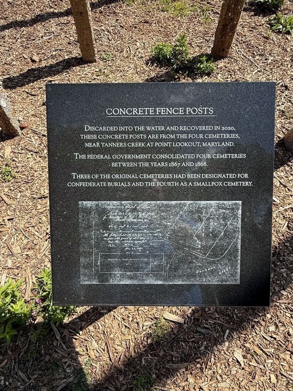 Concrete Fence Posts Marker image. Click for full size.
