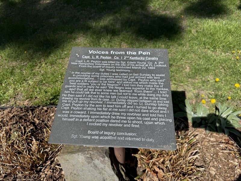 Capt. L. R. Peyton Marker image. Click for full size.