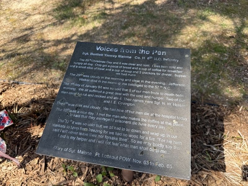 Sgt. Bartlett Yancey Malone Marker image. Click for full size.