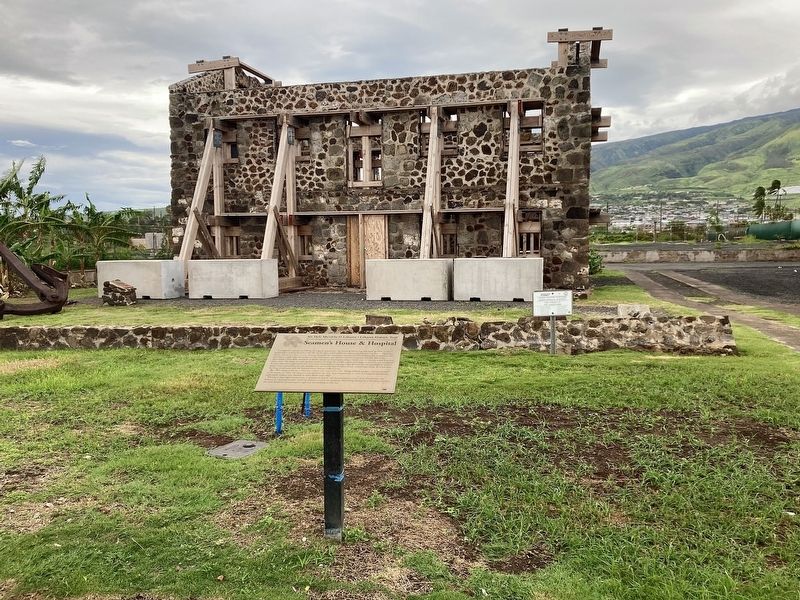 Seamen's House & Hospital Marker. Click for full size. Seamen's House & Hospital Marker image. Click for full size.