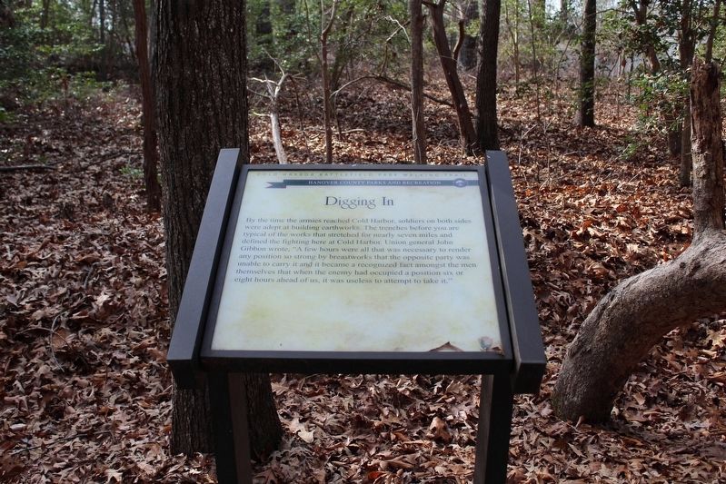 Digging In Marker. Click for full size. Digging In Marker image. Click for full size.