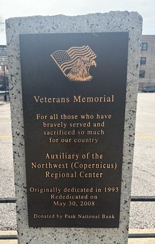 Veterans Memorial Marker image. Click for full size.