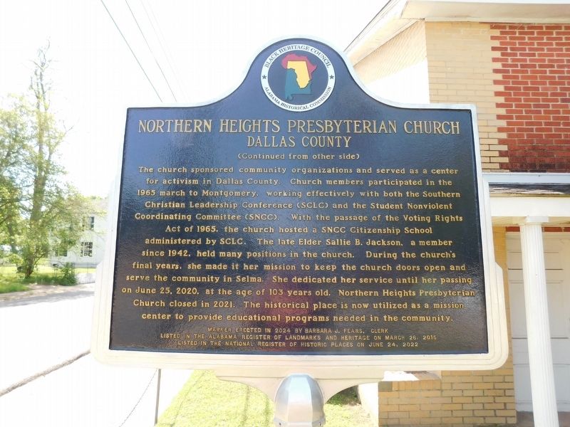 Northern Heights Presbyterian Church Marker. Click for full size. Northern Heights Presbyterian Church Marker image. Click for full size.