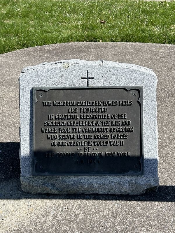 Groton World War II Veterans Memorial Marker. Click for full size. Groton World War II Veterans Memorial Marker image. Click for full size.