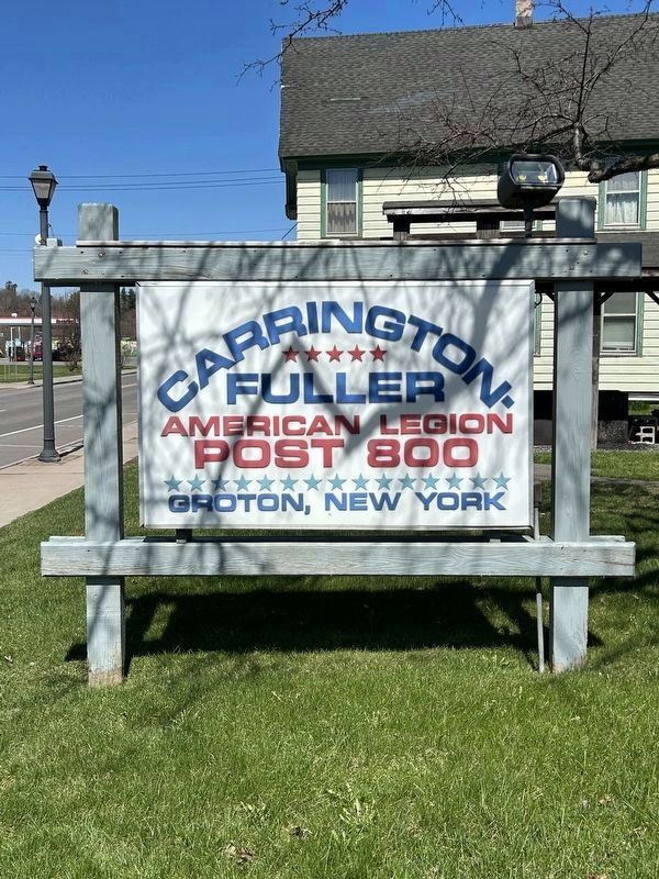 Carrington-Fuller Post 800 <br>American Legion. Click for full size. Carrington-Fuller Post 800 <br>American Legion image. Click for full size.