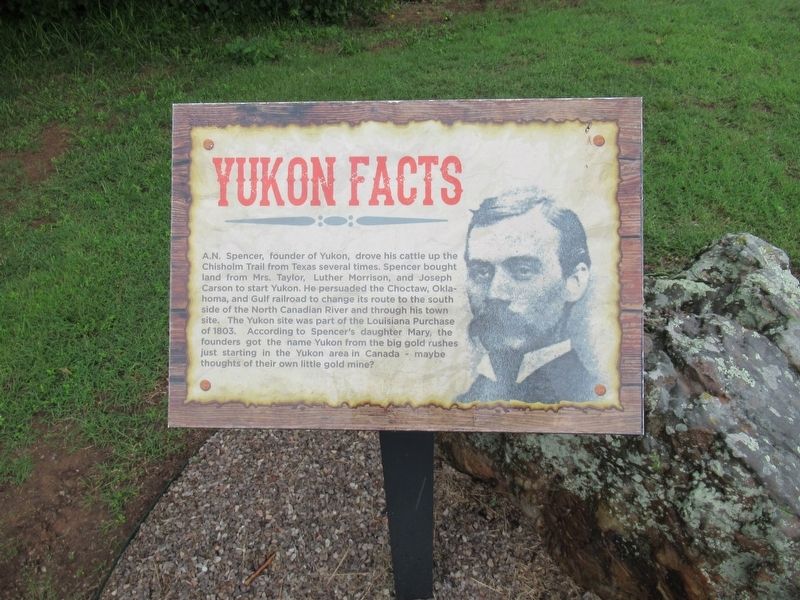Yukon Facts Marker. Click for full size. Yukon Facts Marker image. Click for full size.
