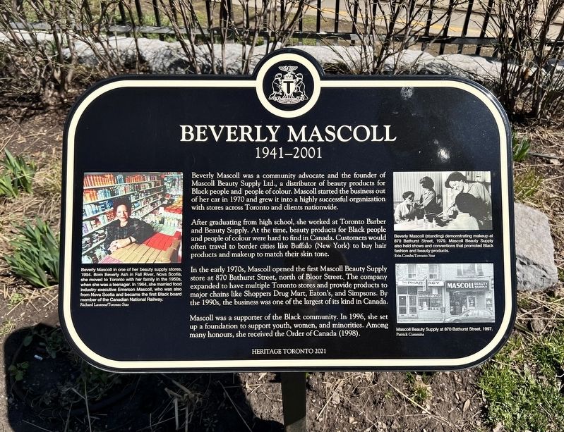 Beverly Mascoll Marker image. Click for full size.