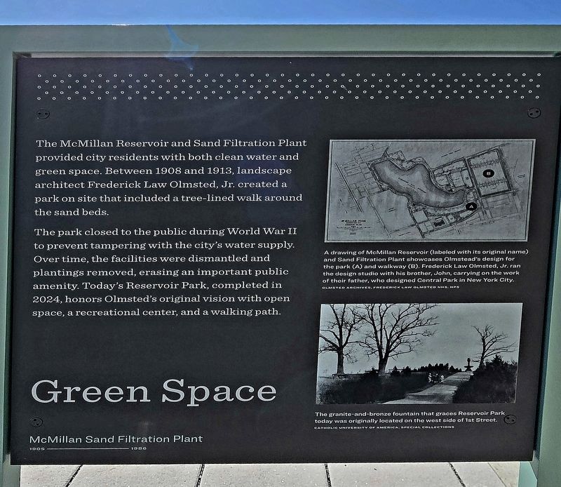 Green Space side of the marker image. Click for full size.