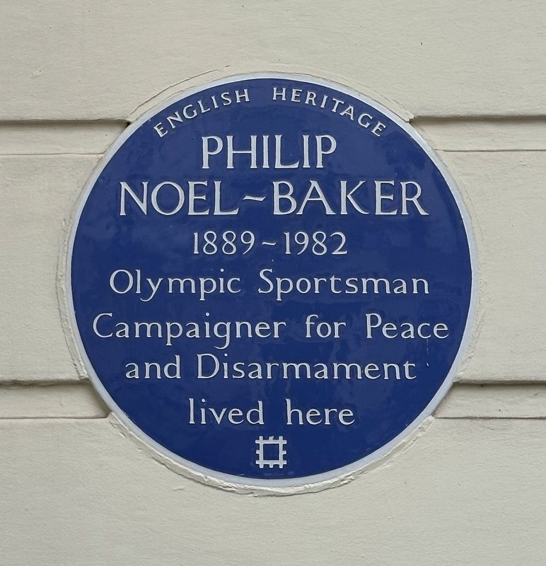 Philip Noel-Baker Marker. Click for full size. Philip Noel-Baker Marker image. Click for full size.