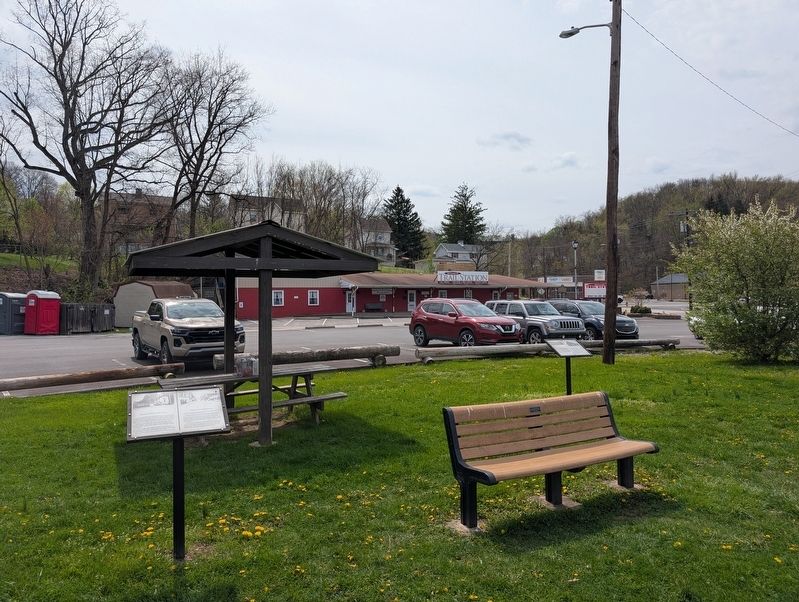 McDonald's Railroad Freight Station / A View of South McDonald Street Marker. Click for full size. McDonald's Railroad Freight Station / A View of South McDonald Street Marker image. Click for full size.