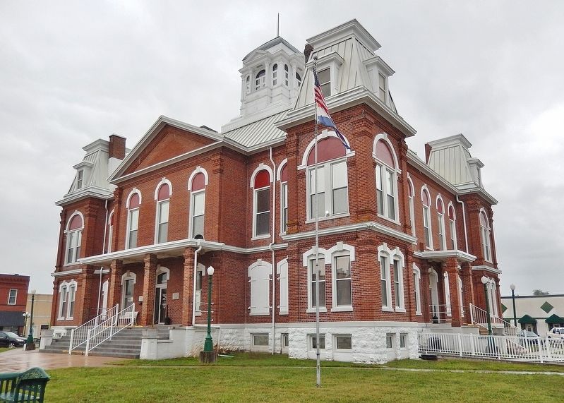 Morgan County Courthouse (<i>northwest elevation</i>) image. Click for full size.