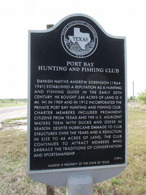 Port Bay Hunting and Fishing Club Marker. Click for full size. Port Bay Hunting and Fishing Club Marker image. Click for full size.