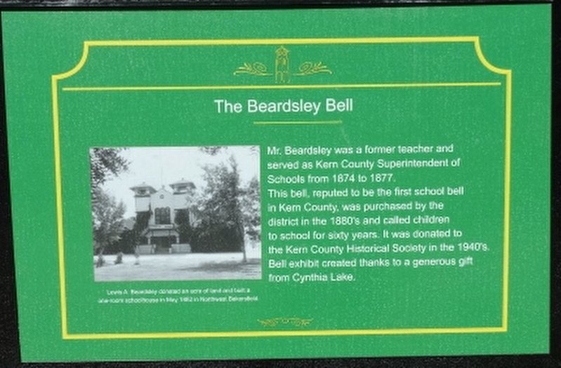 The Beardsley Bell Marker image. Click for full size.