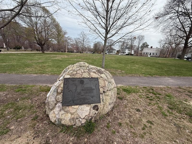 Hingham Town Center Training Field Marker. Click for full size. Hingham Town Center Training Field Marker image. Click for full size.