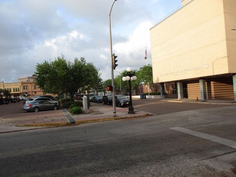 Site of Victoria's First Church Marker image. Click for full size.