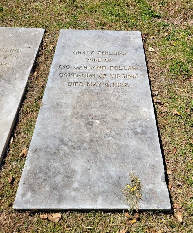 Grace Phillips Pollard's grave. Click for full size. Grace Phillips Pollard's grave image. Click for full size.