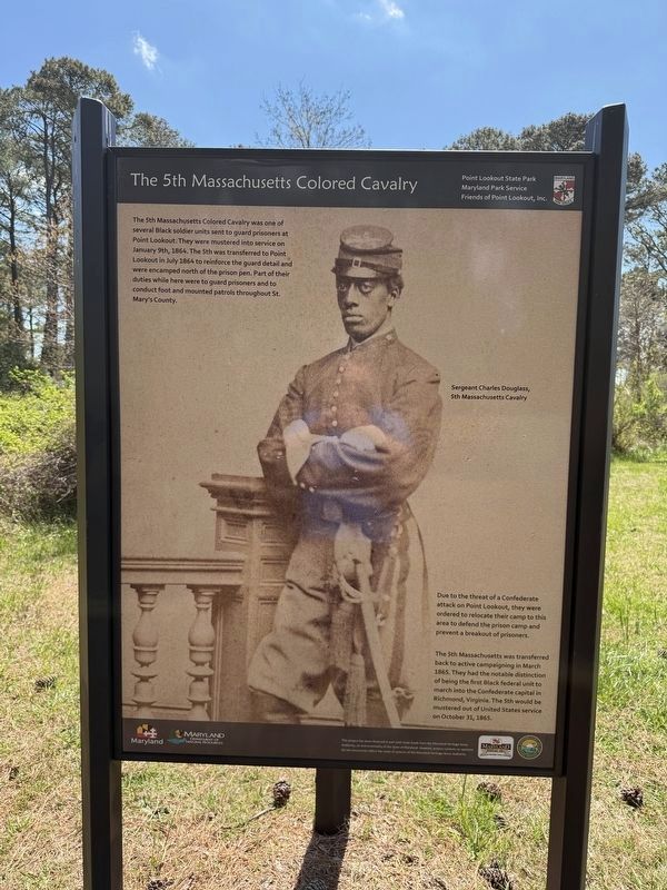 The 5th Massachusetts Colored Cavalry Marker. Click for full size. The 5th Massachusetts Colored Cavalry Marker image. Click for full size.
