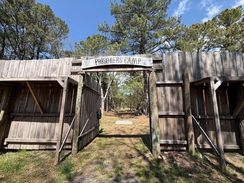 Prisoners Camp Display image. Click for full size.