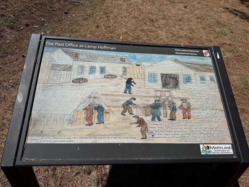 The Post Office at Camp Hoffman Marker. Click for full size. The Post Office at Camp Hoffman Marker image. Click for full size.