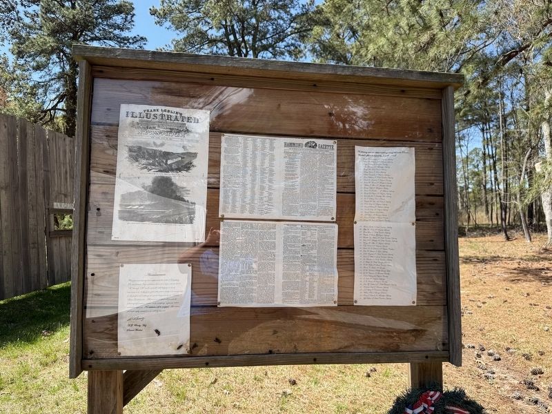 Display at the camp. Click for full size. Display at the camp image. Click for full size.