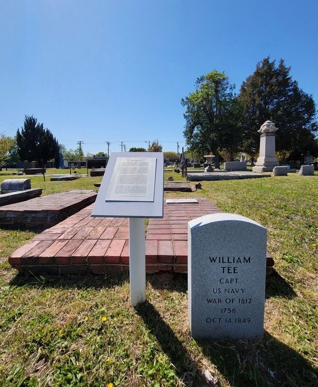 Captain William Tee Marker. Click for full size. Captain William Tee Marker image. Click for full size.