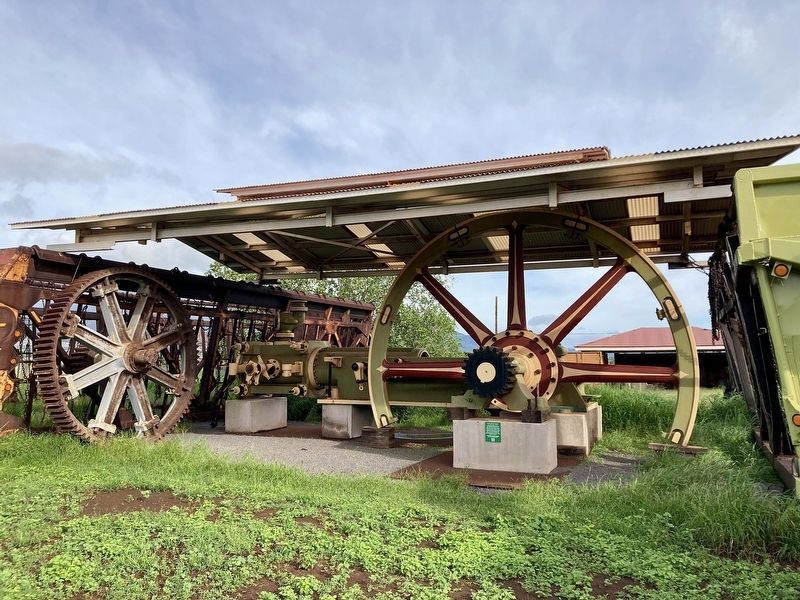 Corliss Steam Engine and Marker image. Click for full size.