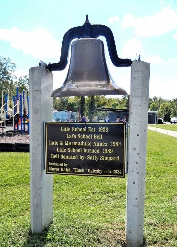 Lafe School Est. 1938 Marker. Click for full size. Lafe School Est. 1938 Marker image. Click for full size.