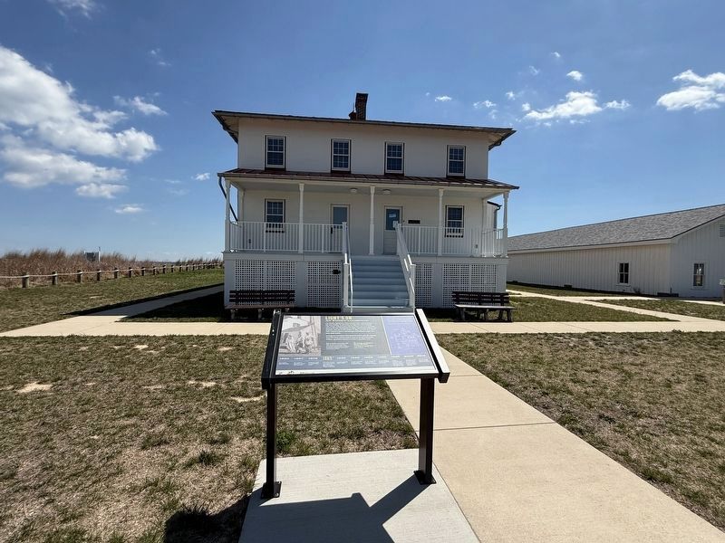 Light's On at Point Lookout Marker image. Click for full size.