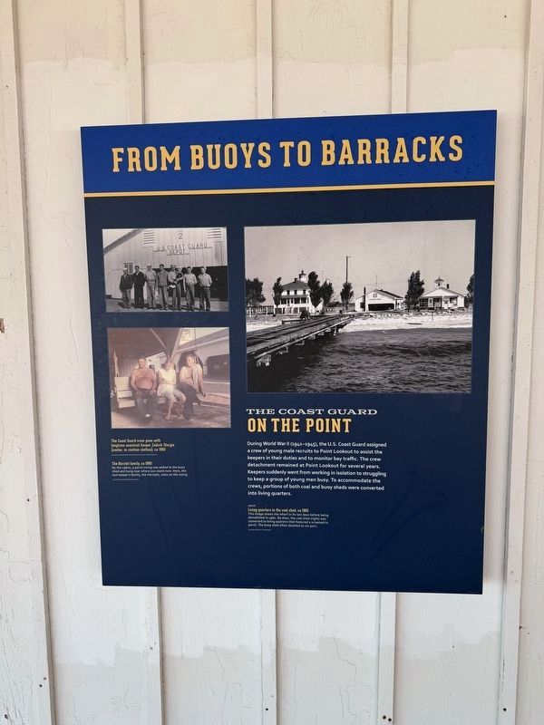 From Buoys to Barracks Marker image. Click for full size.