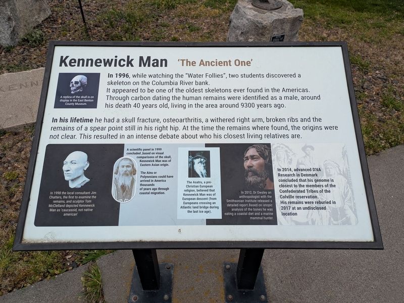 Kennewick Man Marker image. Click for full size.
