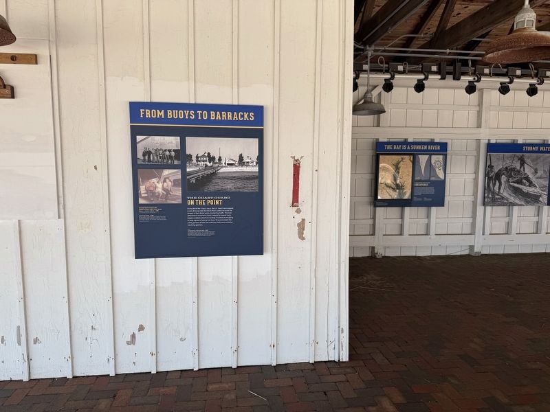 From Buoys to Barracks Marker image. Click for full size.
