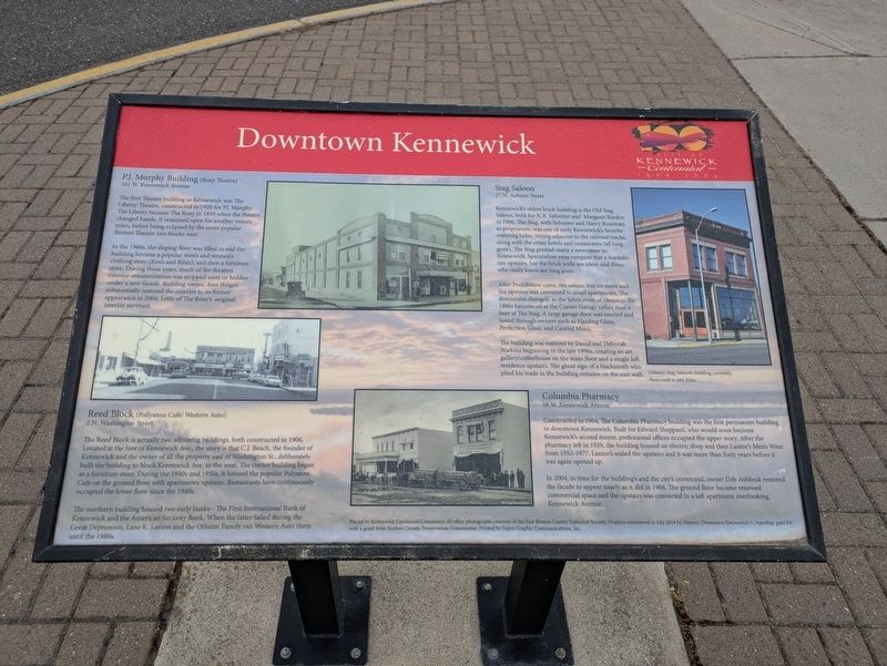 Downtown Kennewick Marker image. Click for full size.