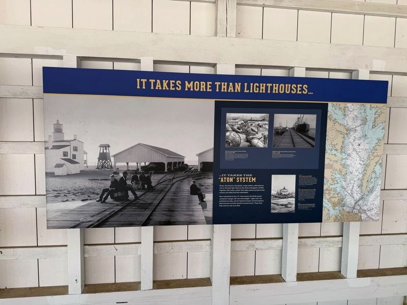 It Takes More Than Lighthouses� Marker image. Click for full size.
